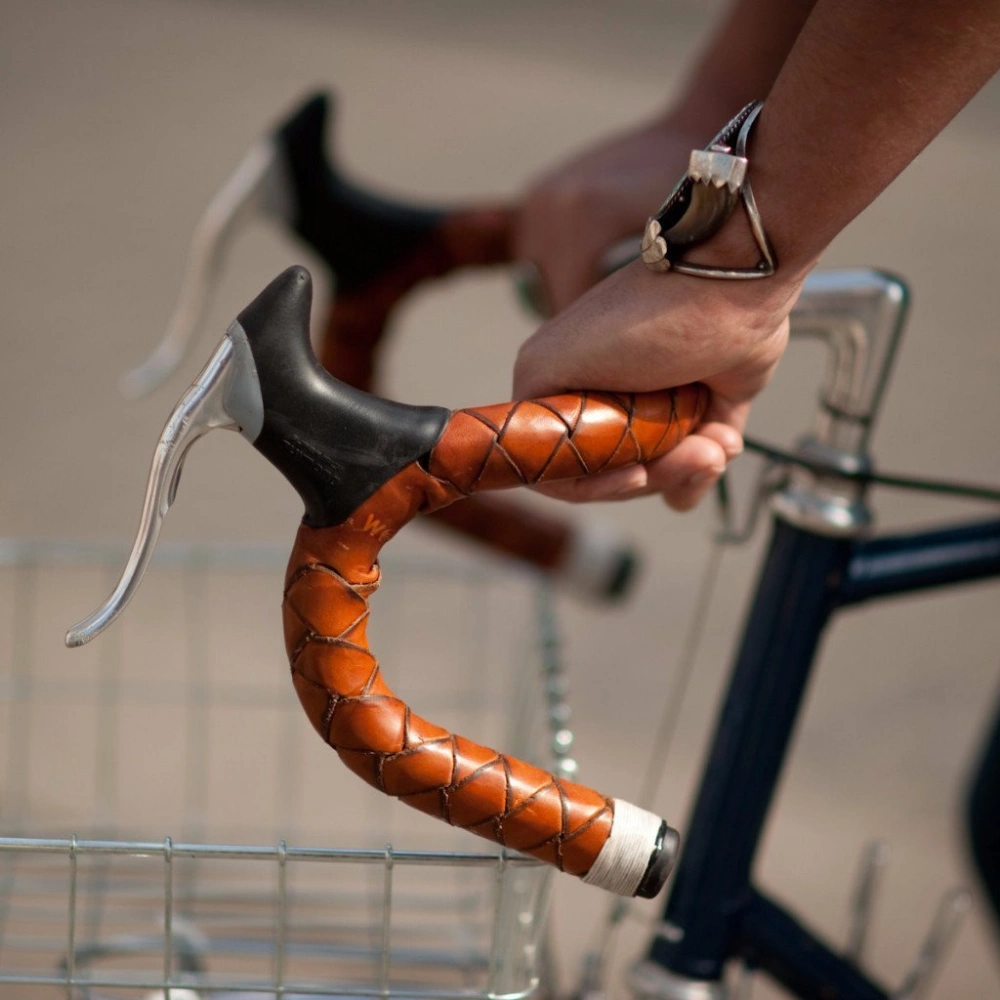 Bullwhip Braided Leather Bar Wraps
